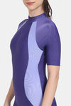 Zelocity Swimsuit With Zipper - Navy Blue — thumbnail 5